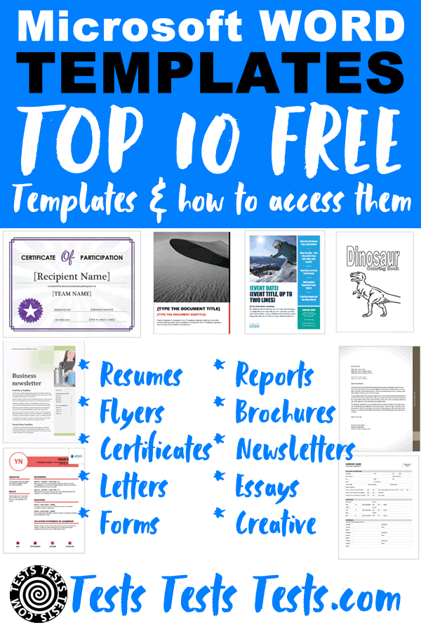free access templates 2016